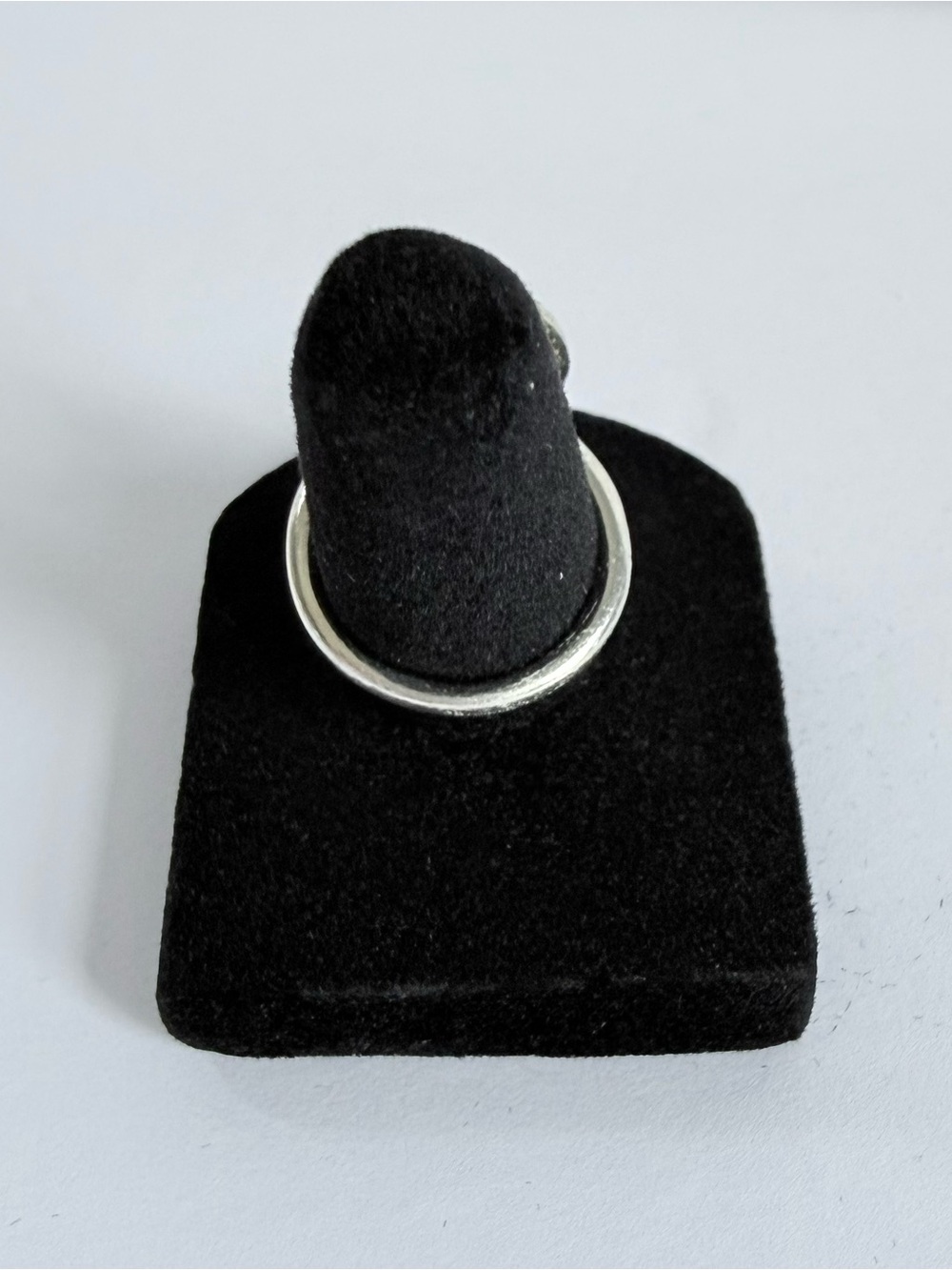 Pandora Size 6 Sterling Silver 925 Black Crystal Halo Ring CZ - Picture 3 of 6